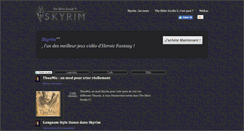 Desktop Screenshot of elder-scrolls-5.fr